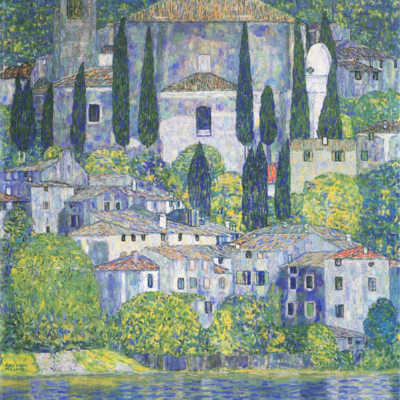 Church in Cassone (Landscape with Cypresses )