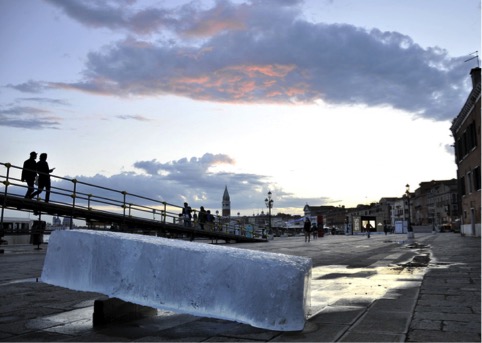 Stefano Cagol, The ice monolith, 2013